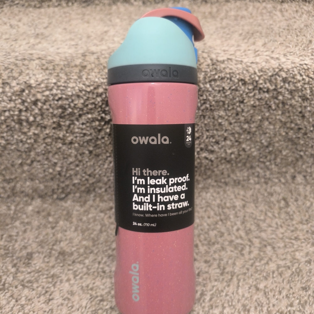 Owala Pink thumbler Hot-cold 24oz 710ml